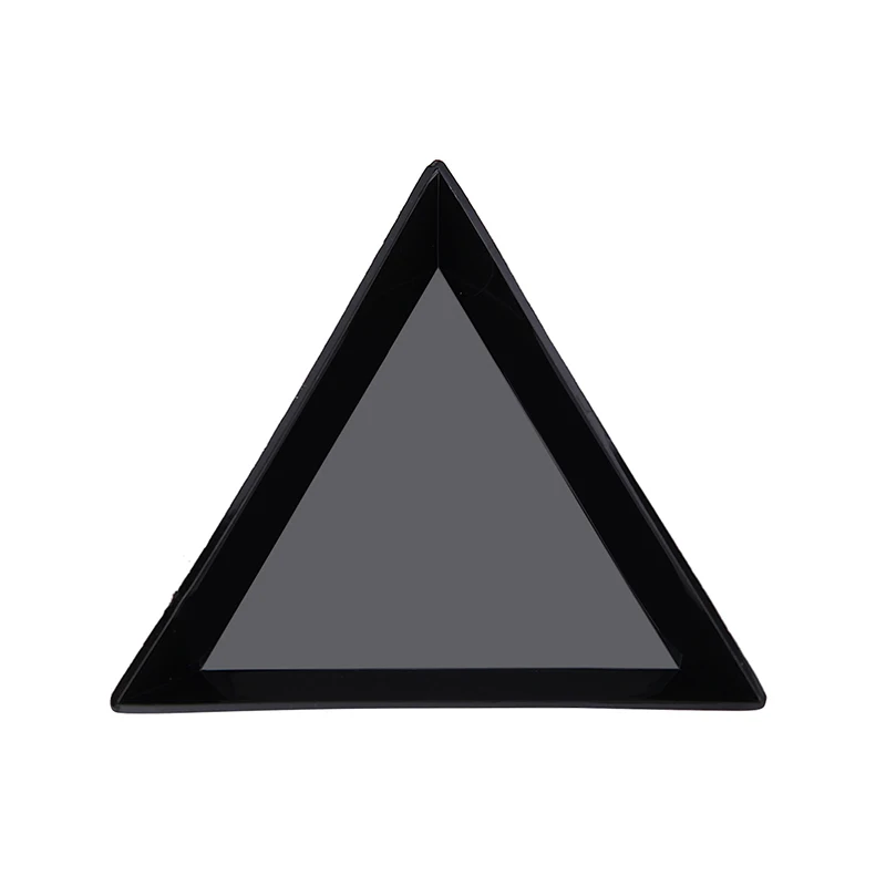 10 Stück Dreieckige Platten für Nagelkunst, Schmuckperlen-Organizer, Strass-Diamant-Aufbewahrungs- und Präsentationstablett für Bastelbedarf – Detail 7