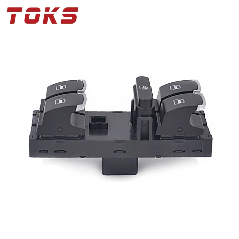 

TOKS 3C8 959 857 Front Left Driver Side Window Switch Button For VW Passat CC 2.0L Jetta Golf Rabbit Tiguan Seat Altea 3C8959857