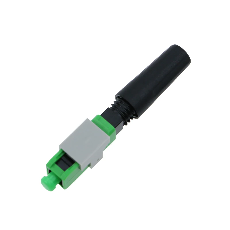 

100PCS SC APC Fiber Optic Quick Connector FTTH Pre-Bur Quick Assembly Fiber Optical Connector /SC Fiber Optic Fast Connector