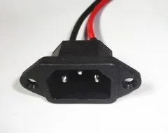 For High-quality for EV battery charging plug socket to charge the battery cable connector with three vertical square