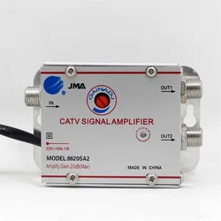 Nowy 2/3 Way 20db CATV TV antena wzmacniacz sygnału wzmacniacz Splitter US plug AMP Splitter Home TV sprzęt 45Mhz do 860MHz