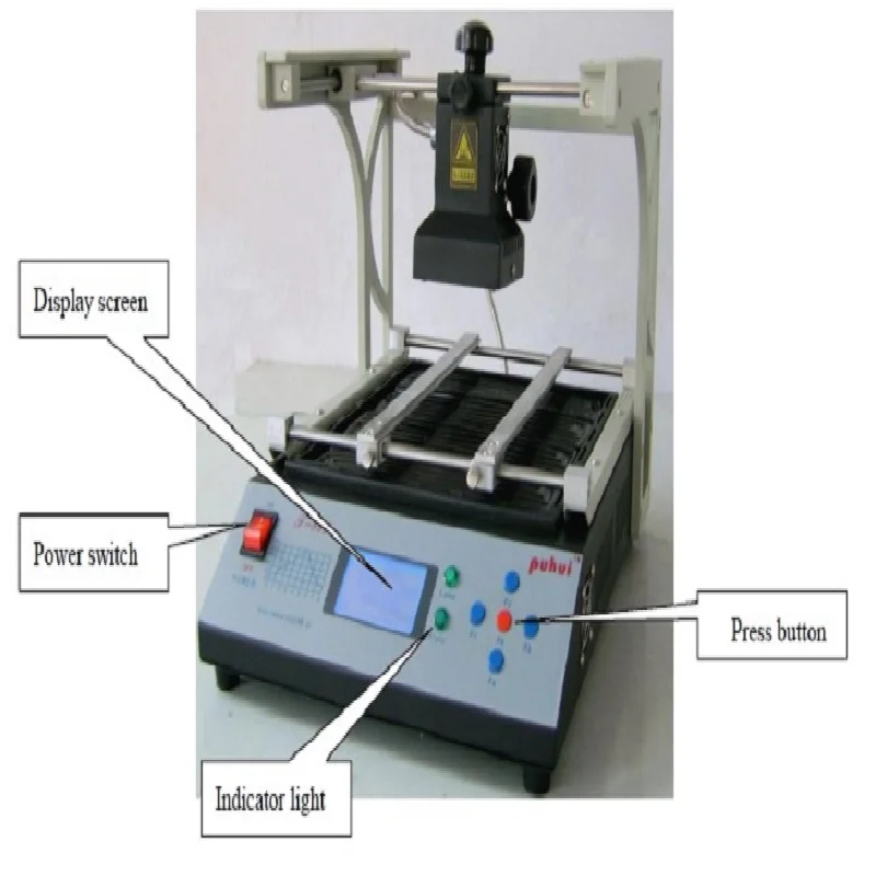 T-890 PUHUI Infrared Rework Station BGA IRDA Double Digital Infrared Soldering Welder T890 SMT SMD Reflow Station 110V/220V New