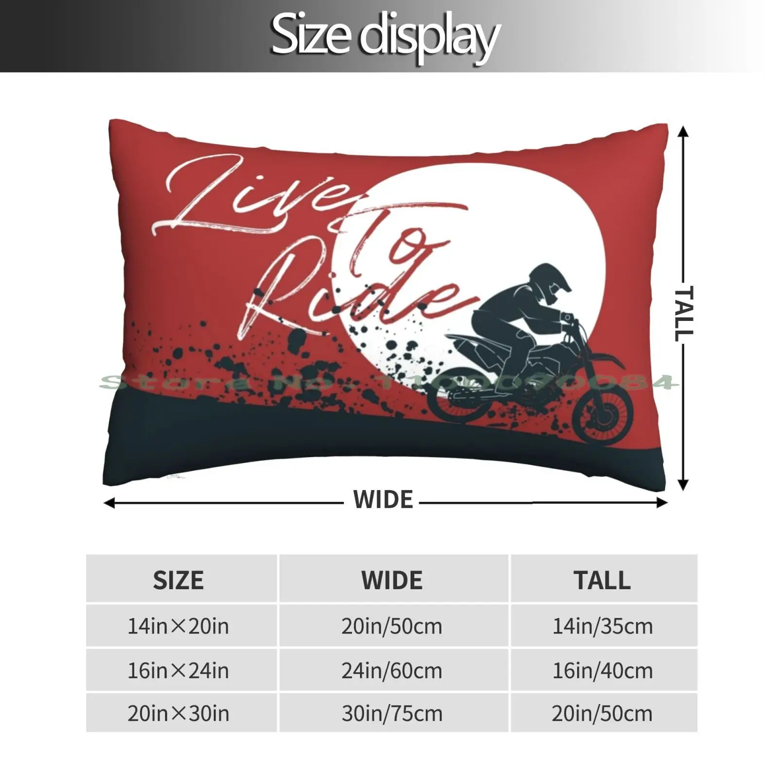 Live To Ride-Biker Pillow Case 20x30 50*75 Sofa Bedroom Mgs Hideo Kojima Japanese Gaming Ps4 Ps5 Play Station Death Stranding