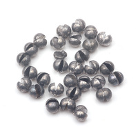 Rompin 50pcs/lot  0.2-2.1g G4-7B Carp Fishing Solid Oval Split Shot Lead Explosion Sinker Fishing Lure weight Accessories tool