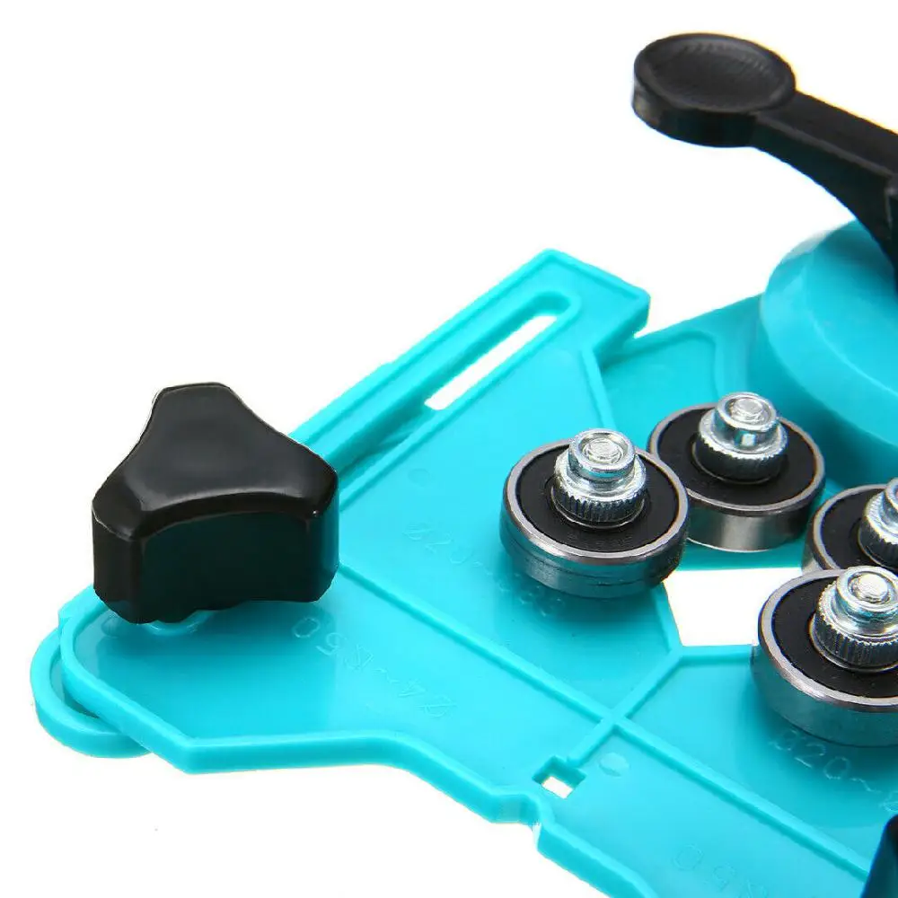 Adjustable 4-83 mm Ceramic Porcelain Drill Bit Cutter Tile Glass Openings Locator Hole Saw Core Guide With Vacuum Base Sucker