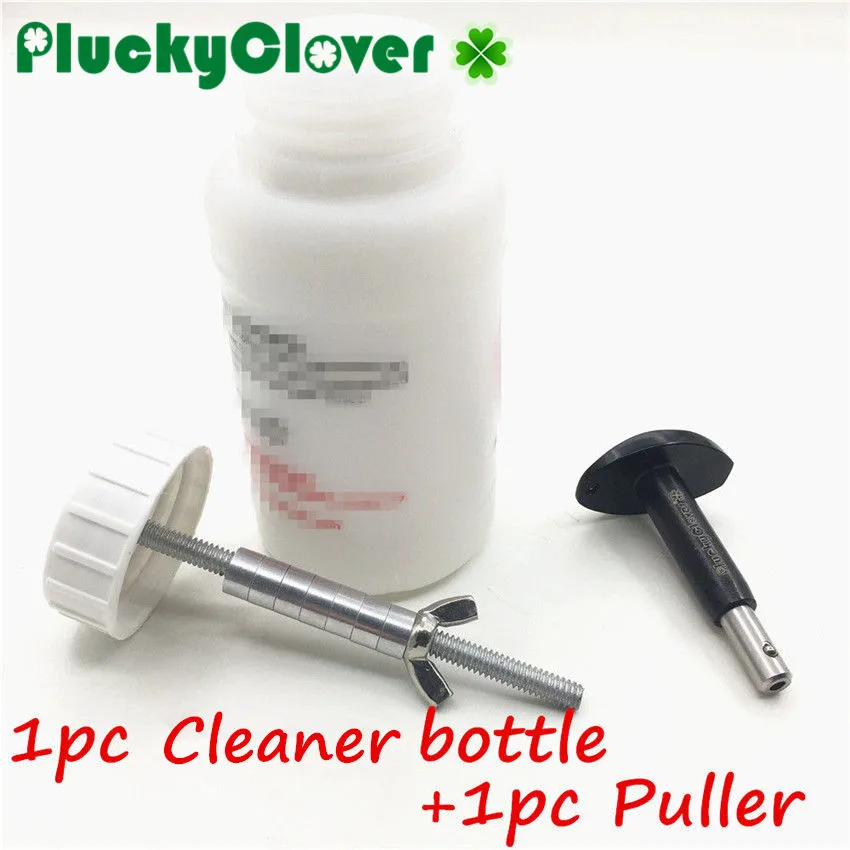 1pc Puller+1pc clean bottle! Skates Bearing 608 Disassemble Tool Inline Roller Skate Skateboard Longboard Bearing Cleaner Puller