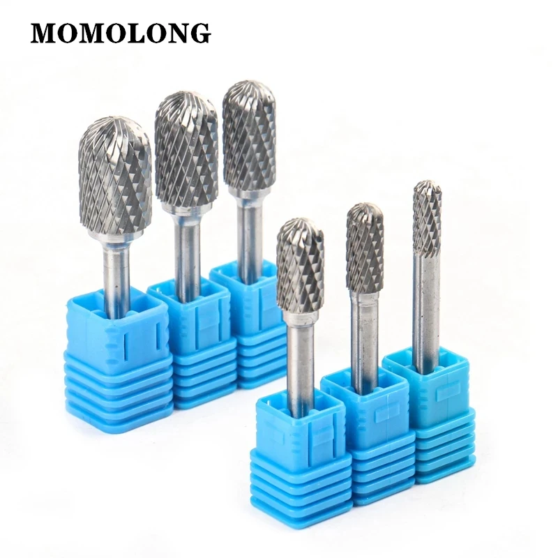 Tungsten Carbide Rotary File Tool CX Type Head Point Burr Grinder Abrasive Tools Drill Milling Carving Bit Tools