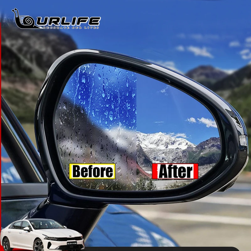 

Автомобильная пленка с защитой от дождя для автомобильного зеркала заднего вида Автомобильная прозрачная пленка с дождем для Kia Optima K5 2020 2021 аксессуары