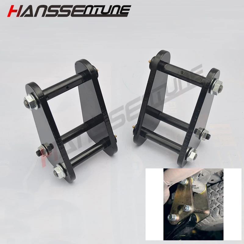 

HANSSENTUNE 4X4 SUSPENSION GREASABLE SHACKLES KIT LIFT UP 2" FOR FRONT OR REAR OF PATROL GQ&GU(Y60&Y61)