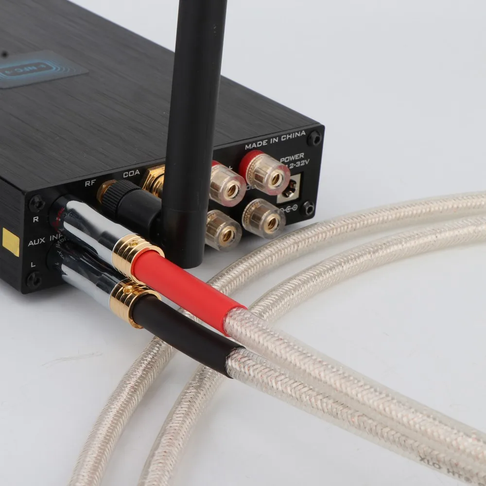 Preffair X414 HI-End OCC Silver Plated 75ohm Digital Coaxical Cable HIFI Digital Audio Video Wire