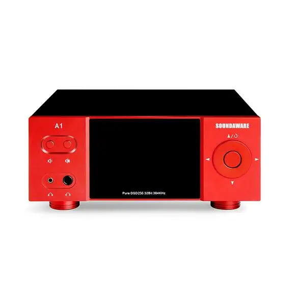 Soundaware A1 Streaming Desktop Network Player with Remote Control Digital Turntable Decoding Amplifier Roon Ready Supported