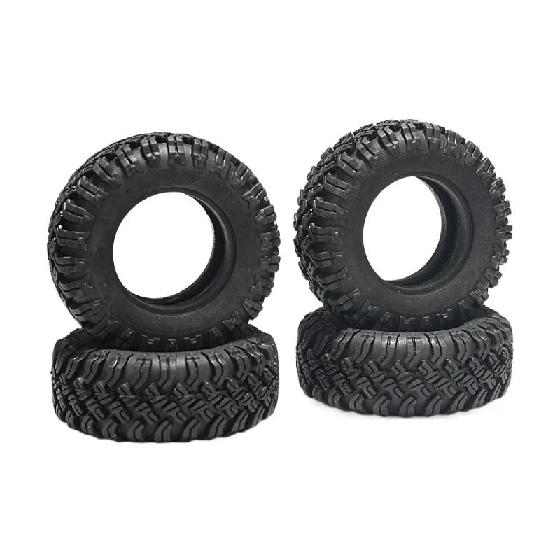 

KYX Racing Rubber Tires 47mm x 18mm Tyres Upgrades Parts Accessories for 1/24 RC Crawler Car Axial SCX24 Deadbolt JLU C10 B-17