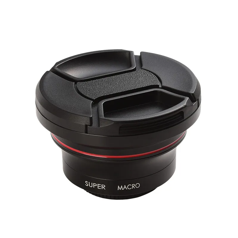 Camera Wide Angle Lens Micro Lens Kits fits 1080P 4K Camcorder ORDRO FS-1 0.39X 37mm for Video Recording