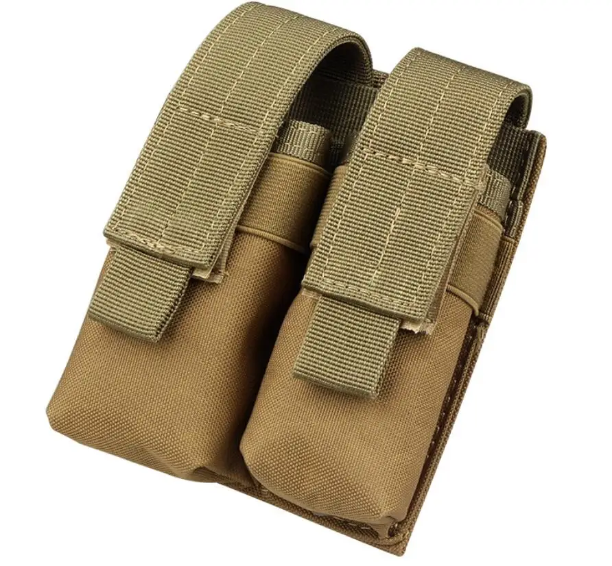 Tactical Vest Double Magazine Pouch 9mm System Magazine Bags Holder Pocket