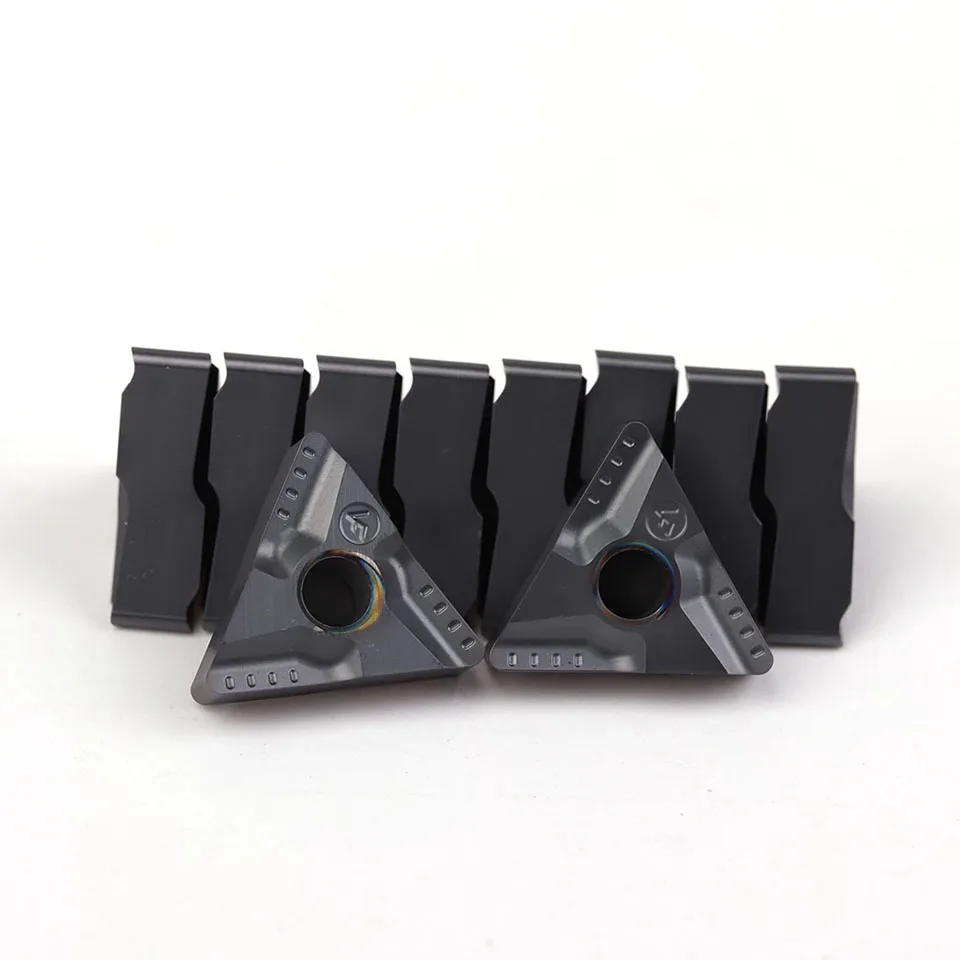 Imagem -05 - Deskar-cnc Torno Ferramenta Usada para Cortar Carboneto Insere Liga Insere Original Tnmg160404 Tnmg160408 ma R-vf L-vf Lf6008