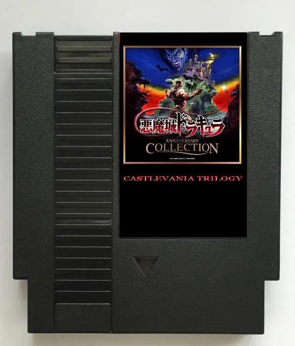 CASTLEVANIA I, II, III COLLEZIONE 48 in 1 Cartuccia di Gioco per NES/FC Console
