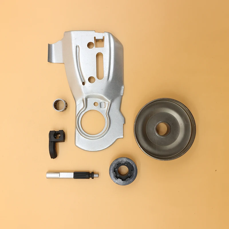 Kit d'engrenage à vis sans fin pour Husqvarna, tambour d'embrayage, pompe à huile, plaque de piston, tronçonneuse à gaz de jardin, pièces de rechange, 325, 340, 345, 503875701 ", 7T
