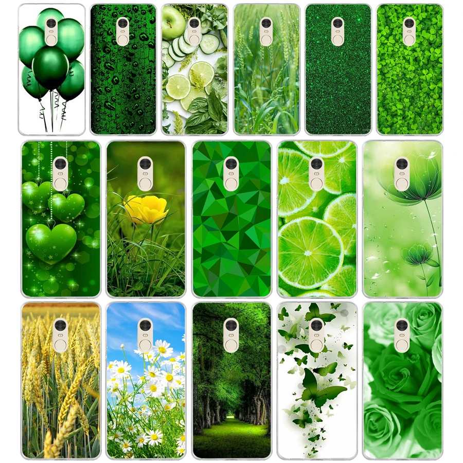 355FG Beautiful Emerald Green glitter Soft Silicone Tpu Cover phone Case for xiaomi redmi 7 7a note 4A 4X 6 Pro 6A 7