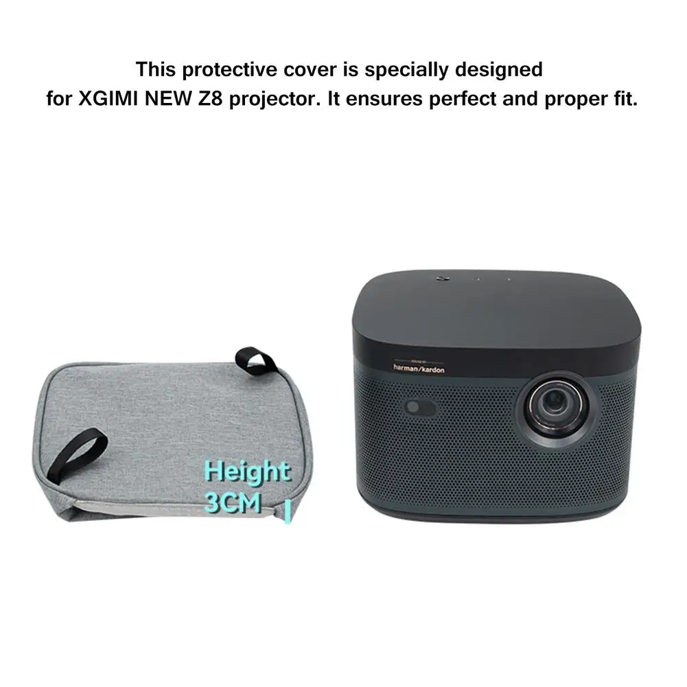 Bolsa de almacenamiento para proyector XGIMI Z8, cubierta protectora portátil, lavable, estuche de transporte de viaje