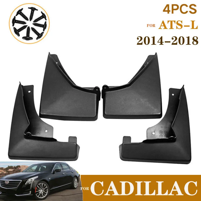 

4pcs Special Fender For Cadillac ATS-L 2014-2018 Car Fender Auto Mudguard Tire Supplies Car Accessories