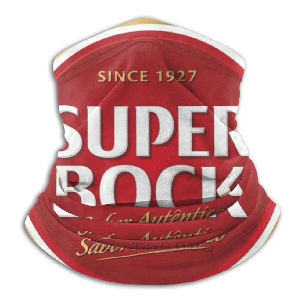 Super Bock Microfiber Neck Warmer Bandana Scarf Face Mask Super Bock Portugal Beer Portuguese Beer Flavor Drinks Logo 1927 Get