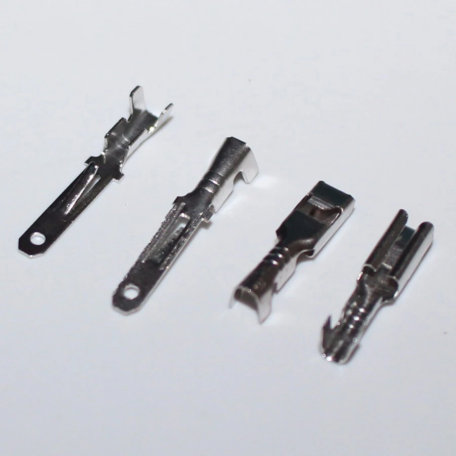 50 قطعة نوعية جيدة مناسبة ل العروة لوحة: 2.8 مللي متر الأسلاك محطة تجعيد محطة الذكور و موصل سالب #5