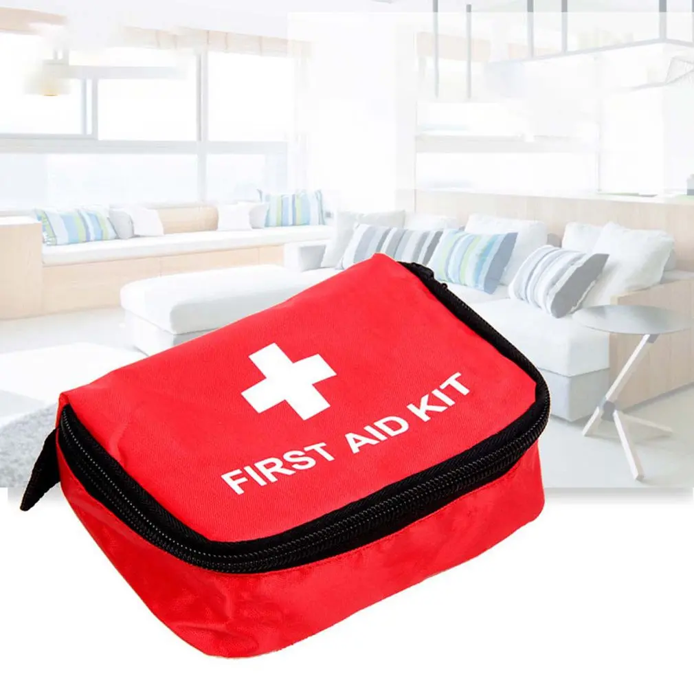 Set di Kit di emergenza piccolo da 9 pezzi Kit di pronto soccorso regalo per auto per famiglie all'aperto ripstop ad alta densità facile pick and place articoli
