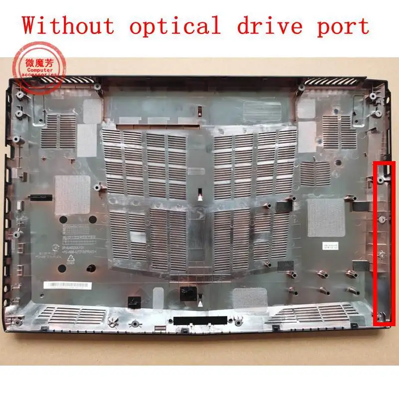 Imagem -02 - para Msi Ge62 Capa Superior Palmrest Case Superior 3076j3c223-y31 E2p-6j10216-y31 Base Inferior Case Capa Novo
