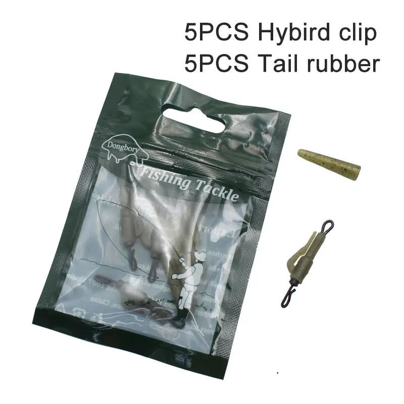Hybird Clips de plomo con cola giratoria accesorio para aparejos carpa - imagen 5
