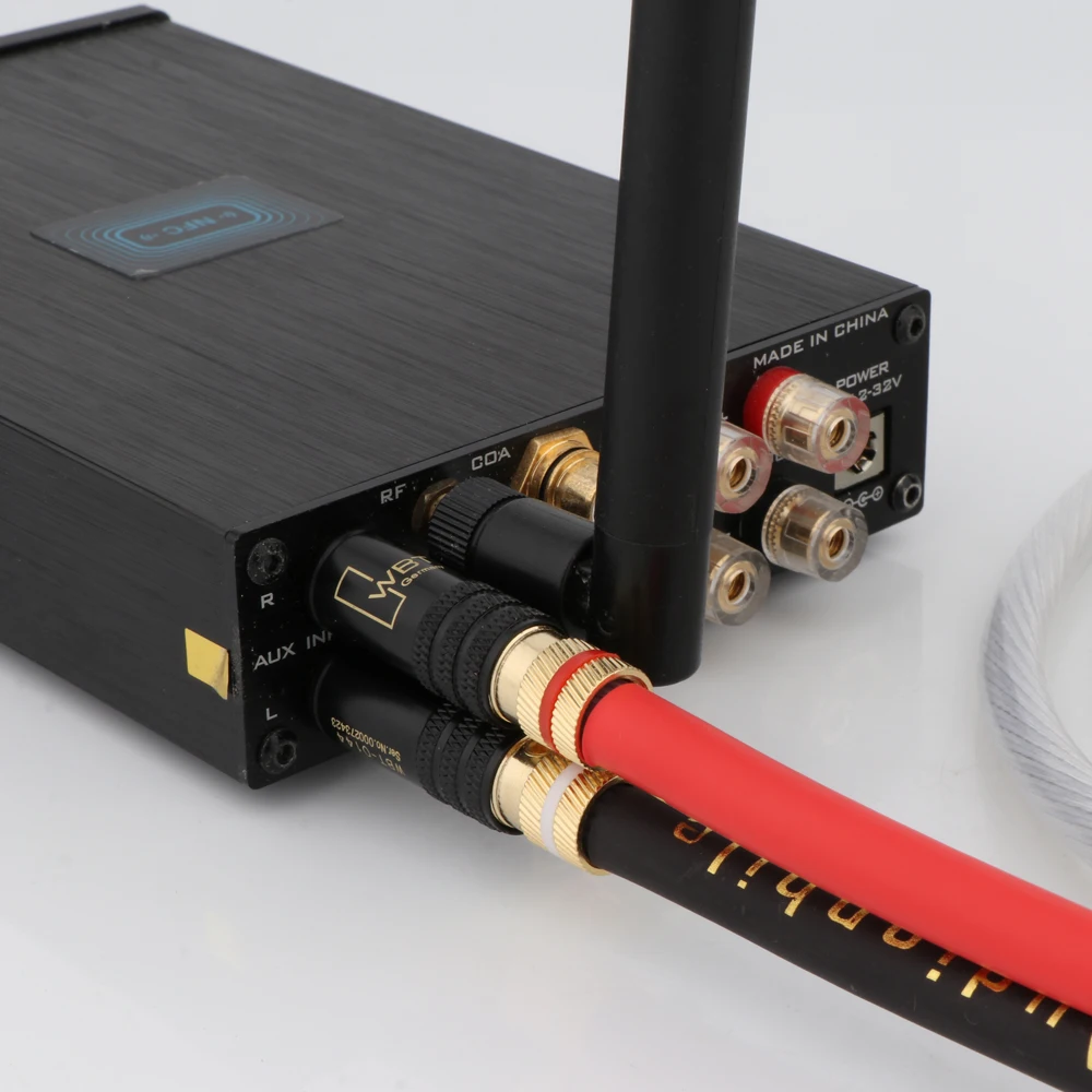 Hi-End สาย RCA Audiophine 5N OCC Silver Plated RCA Interconnect Audio สายแบบอะนาล็อก Phono สาย HiFi สัญญาณสายขยาย