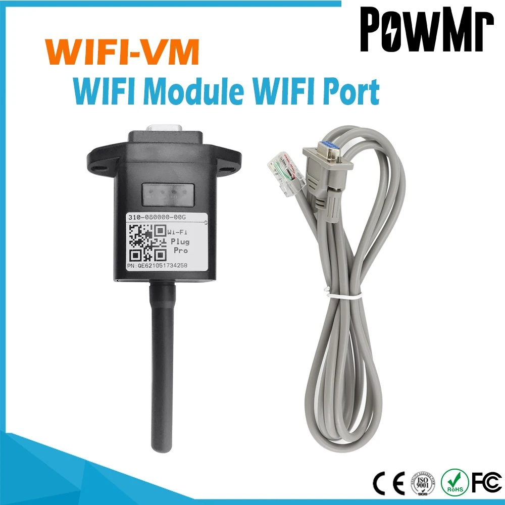 

WIFI Plug Module Wireless Device With RS232 Remote Monitoring Solution For Off Grid Hybrid Solar Power Inverter WIFI Port