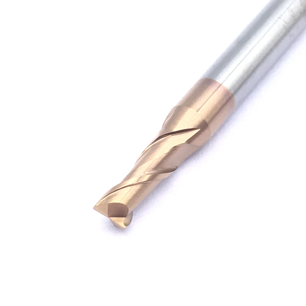 Fresa de topografia hrc60 2f usada, liga de tungstênio e aço, ferramentas para fresadora, cnc para aço, carpintaria, 1 peça