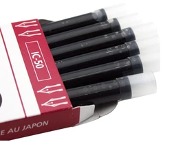 Pilot Namiki IC-50 IC50 Fountain Pen Ink Cartridge 6 pcs/box Blue/Black/Red Color
