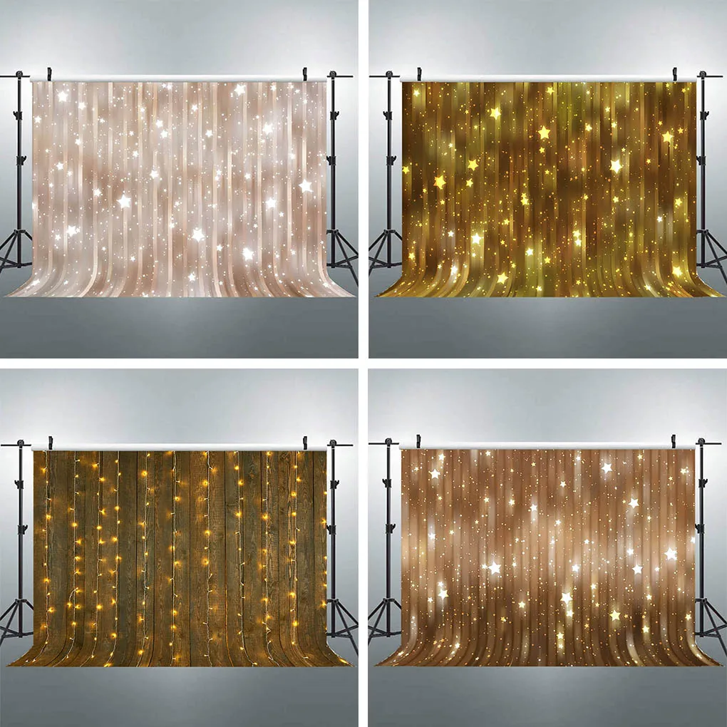 Avezano Photography Backdrops Twinkle Little Star Glitter Wedding Photoshoot Backgrounds Studio Photophone Birthday Decor Props