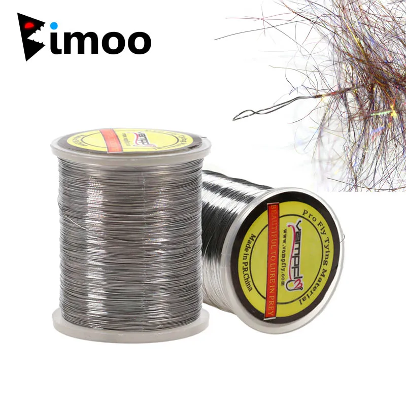 Bimoo 0.1mm Stainless Steel Dubbing Brush Wire Fly Tying Body Wire Dubbing Brush Wire Adding Weight Big Brushes for Pike Flies