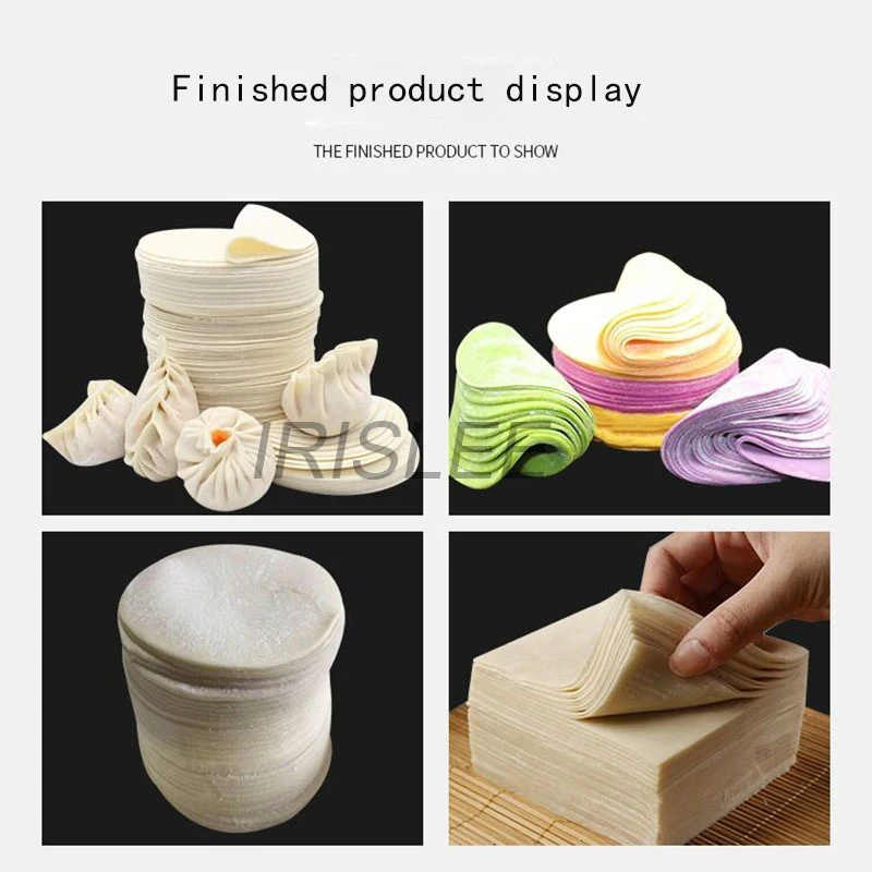 Automatic Small Electric Dumpling Wrapper Machine Slicer Wonton Rolling Pressing Manual Home Kitchen Pastas Maker Commercial