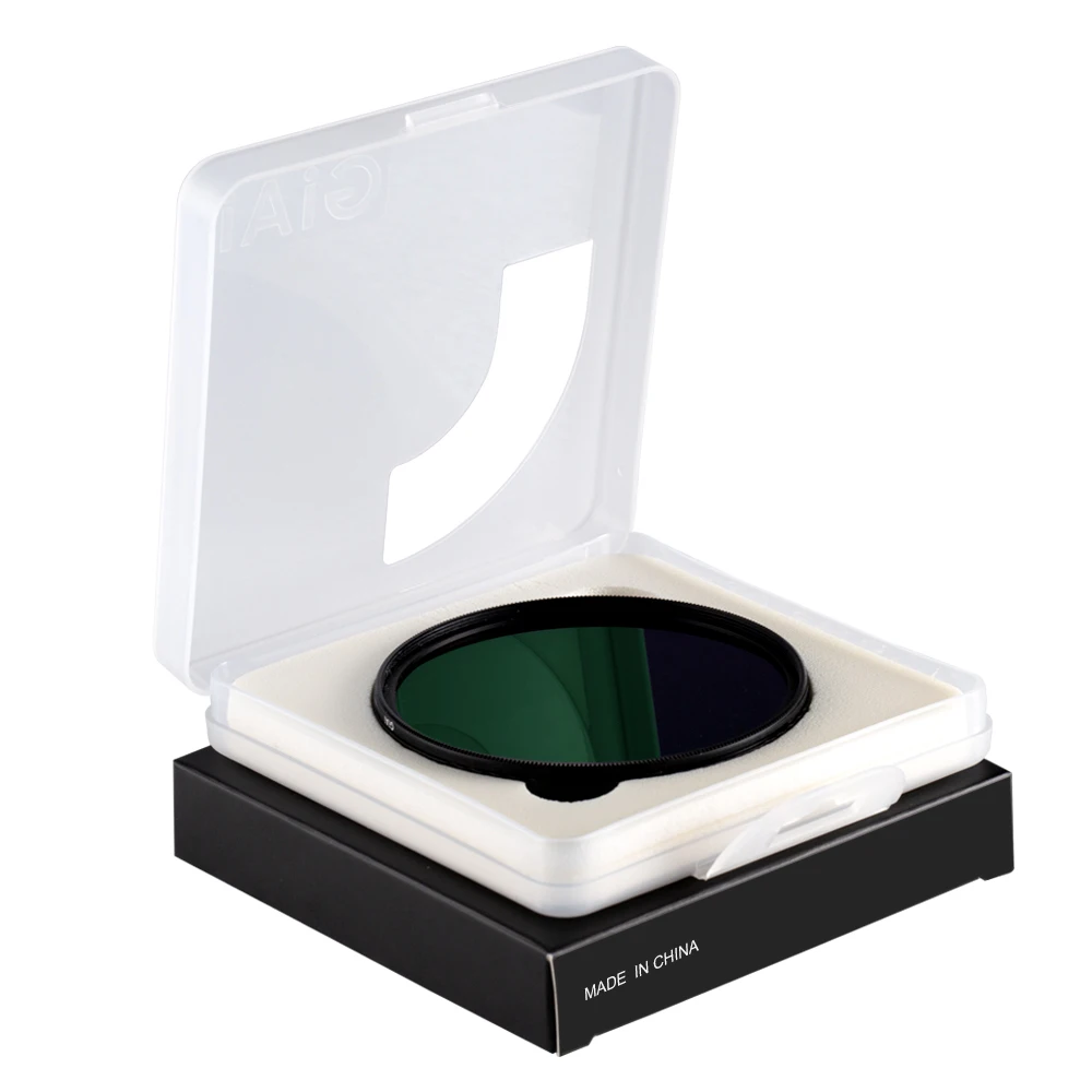 GiAi Nano Coating Variable ND Filter Premium Quality ND8 To ND2000 Neutral Density Camera Lens 86mm 82mm 77mm 72mm 67mm