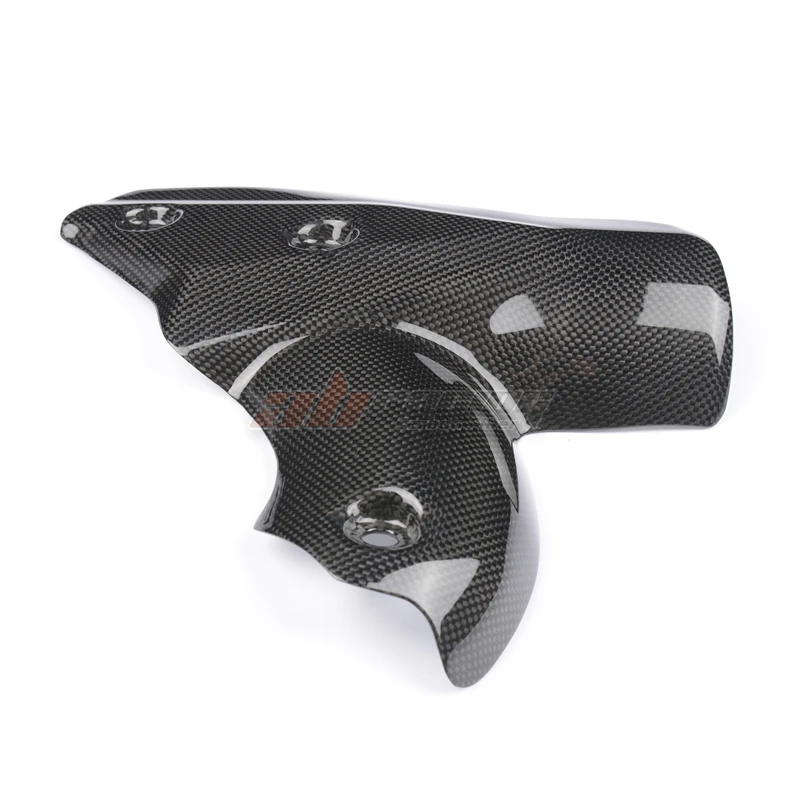 Exhaust Pipe Heat Shield Cover Guard Fairing For Ducati Streetfighter Full Carbon Fiber 100% Protection