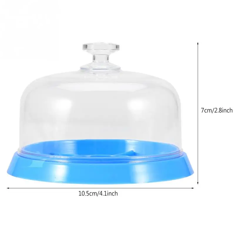 6 Slots Watch Dust Sheet Cover with Tray Dustproof Plastic Watch Movement Parts Protector Watch Repair Accessory Watchmaker Tool