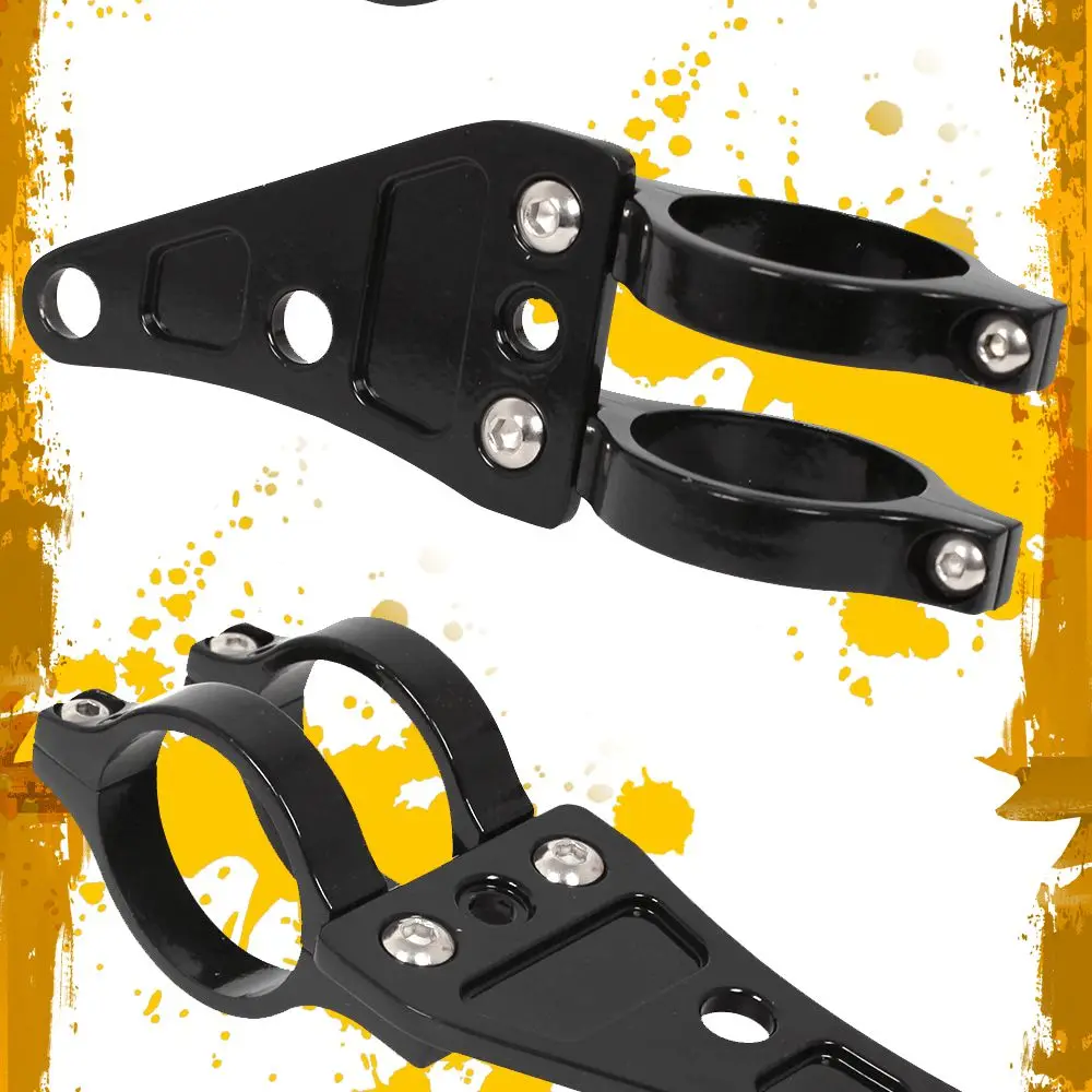 For 41mm Fork Motorcycle Headlight Mount Bracket Clamp Head Lamp Support Turn Signal Light Holder Chopper Cafe Racer Accessories