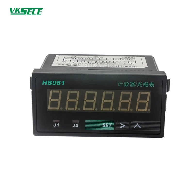 HB961 6 Digit Led Counter Grating Encoder Display Pulse Counter Meter