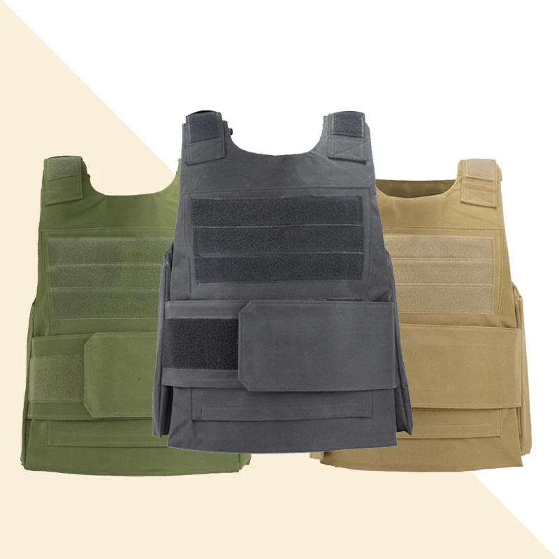 Military Equipment Hunting Tactical Body Armor Molle Board Vest Outdoor CS Game Paintball Air Gun Protection Vest 4 Colors