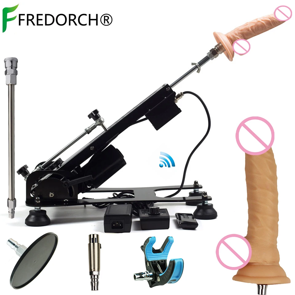 

NEW Super Quiet Automatic Metal Sex Machine Vac u Lock 30db 120W sex machines for adults With Big Dildos