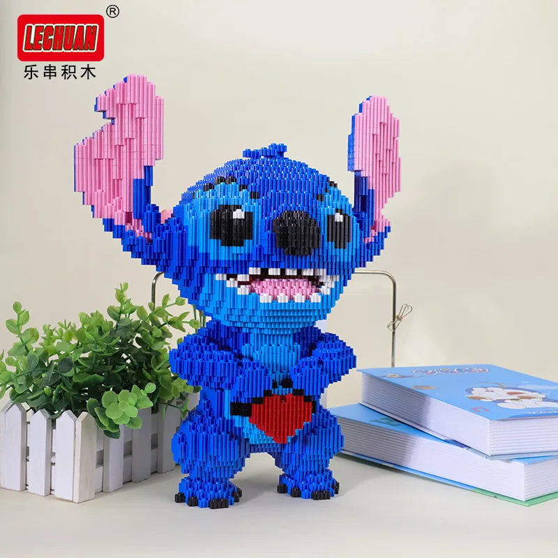 5217pcs+ Magic Blocks Heart Stitch Figure Model Mini Assembled Angel Connection Mirco Bricks Toys for Christmas