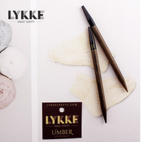 1 piece Lykke Umber 5 inch (11.5cm) interchange Circular Needle Tips