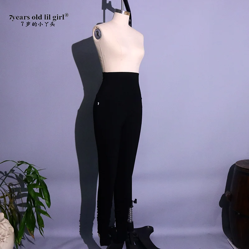 2021New Lycra Cotton Bộ Lạc Múa Bụng Quần Ôm Sát Gothic Vòng Phong Cách Khoa Học Viễn Tưởng YogaBHH20