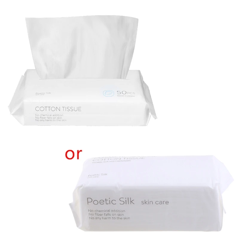 50/100pcs Disposable Face Towel Cotton Facial Tissue One-Time Makeup Wipes Facial Cleansing