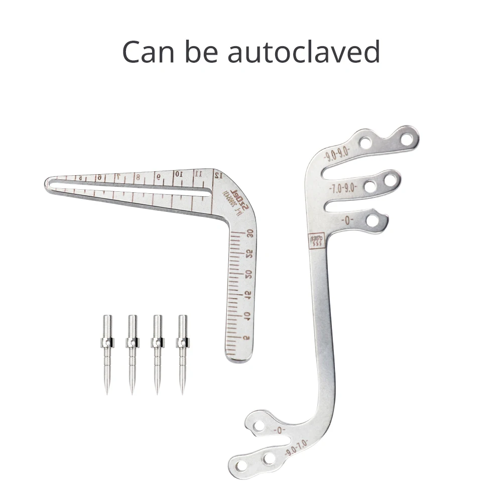 Dental Implant Guide Oral Planting Locator Positioning Guide Drilling Positioning Ruler Angle Ruler Implant Tools Dentist