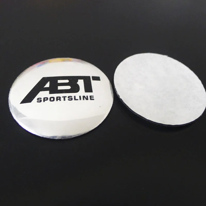 4pcs 56mm For ABT Car Styling Fixing Wheel Center Hub Cap Stickers Badge Emblem Accessories