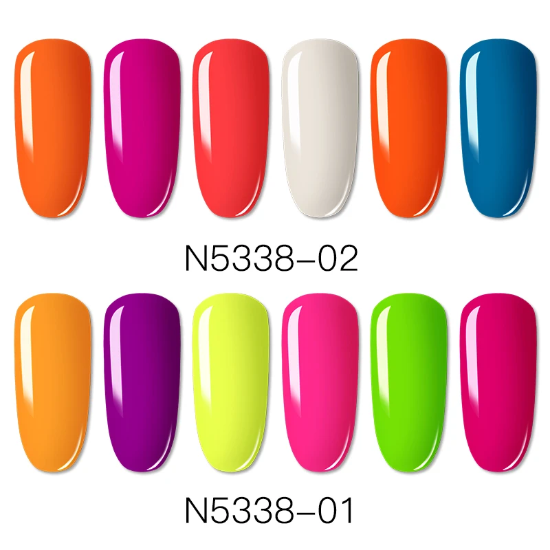 Rosalind 6 Kleuren Neon Poeder Integreren Heldere Voor Nail Art Design Nail Dust Nodig Base Top Coat Decoratie Pigment Poeder